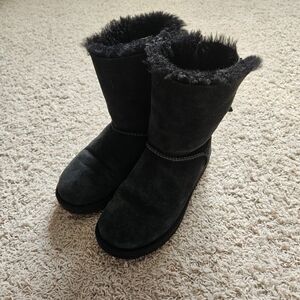 Black Ugg Bailey Bow Boots Size 7